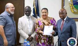  President Boakai Receives National Carbon Policy
