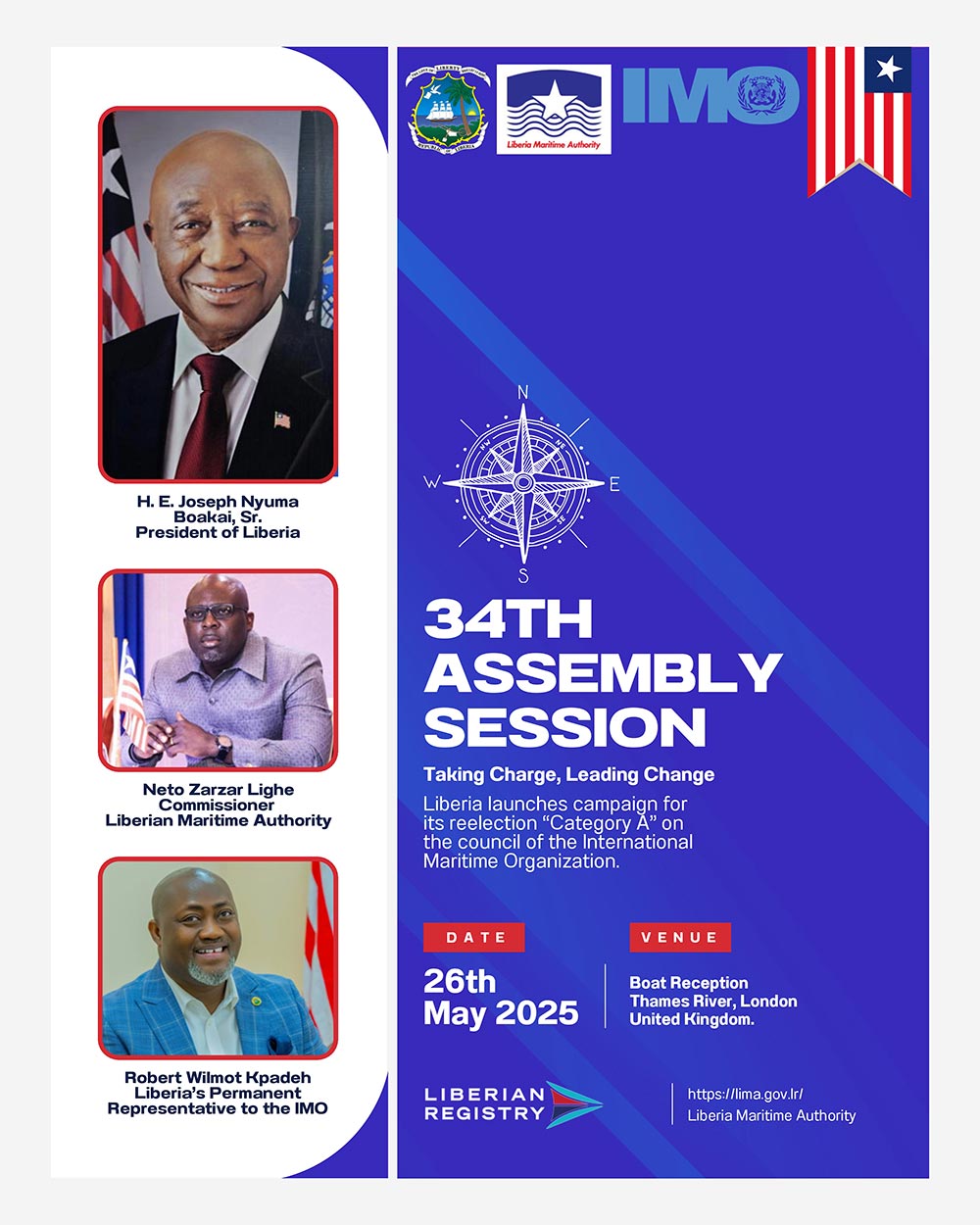 Liberia Launches Campaign for Reelection on IMO Council, At Category A Level