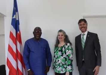 US Embassy Chargé d’Affaires Pays Courtesy Call on Information Minister