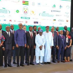 Miniter Sirleaf R. Tyler at  the African Air Transport Convention &amp; Expo 2026 in Lome, Togo