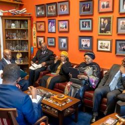 President Boakai in a U.S. Partnership in Meeting