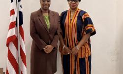 The Executive Chairperson of The Liberia Anti-Corruption Commission (LACC), Cllr. Alexandra K. Zoe, Held a Courtesy Meeting with a delegation from the International Development Law Organization (IDLO), Led by Country Manager, Madam Chinyelumugo Okoh