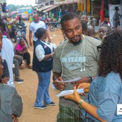 Taking the Anti-Corruption Message to the Streets of Ganta, Nimba County