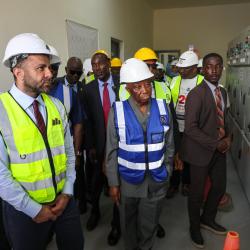 President Boakai Welcomes Restoration of Damaged Mount Coffee Turbine