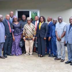 President Boakai Meets Senate Leadership