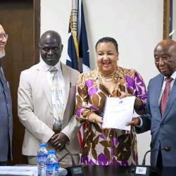  President Boakai Receives National Carbon Policy