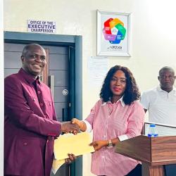 The Liberia Anti-Corruption Commission (LACC) has Officially Welcomed Hon. Arthur W. B. Fumbah as Vice Executive Chairperson Following a Turnover Ceremony Held at the Commission’s Headquarters on Friday, July 24, 2026