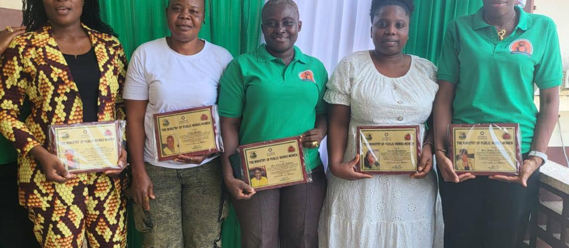 Public Works Female Workers Association Hosts Pre-International Women’s Day Celebration at Ministry of Public Works.