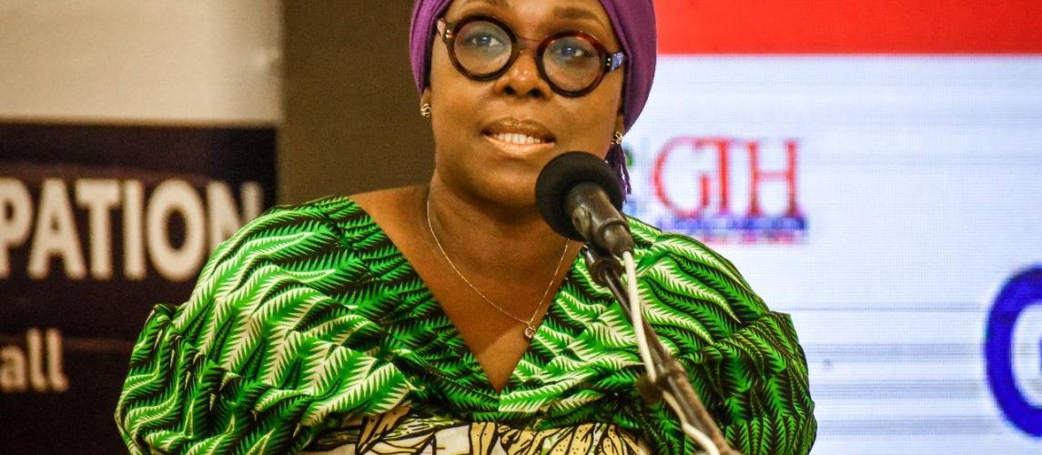 Liberia’s Minister of Foreign Affairs, Her Excellency Mme. Sara Beysolow Nyanti Liberia’s Minister of Foreign Affairs, Her Excellency Mme. Sara Beysolow Nyanti