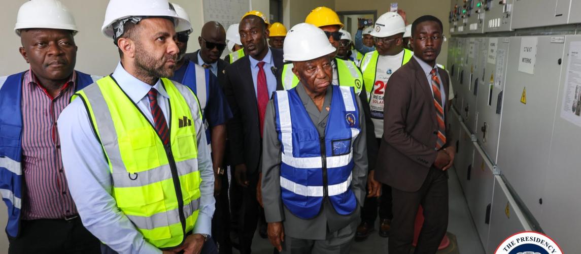 President Boakai Welcomes Restoration of Damaged Mount Coffee Turbine