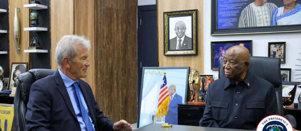 President Boakai Commends Outgoing German Ambassador