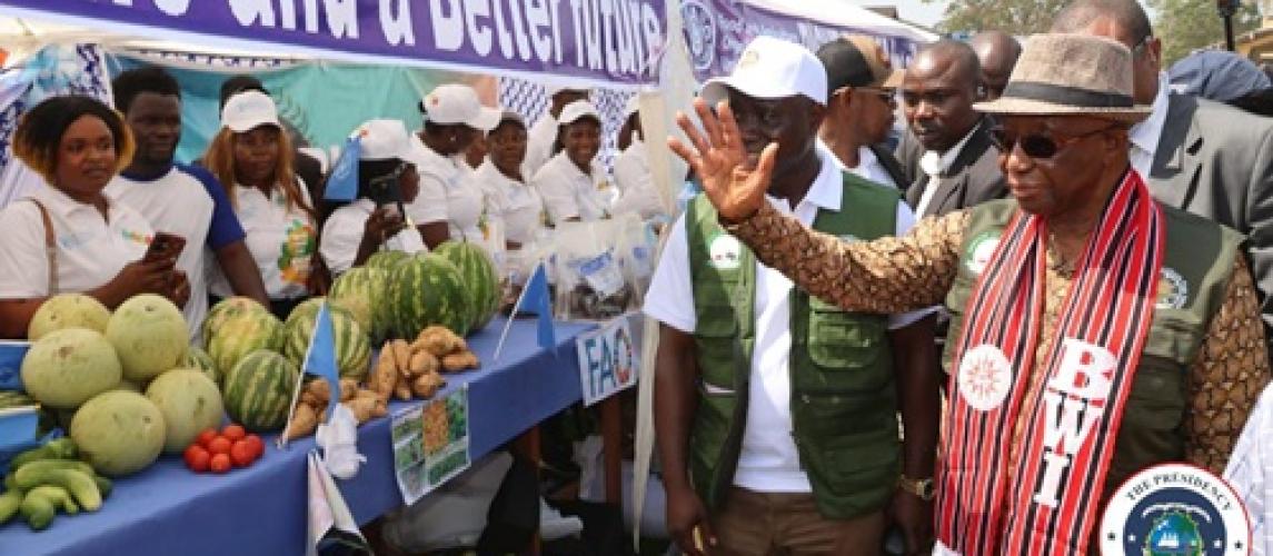 President Joseph N. Boakai Officially Opens National Agriculture Fair 2024