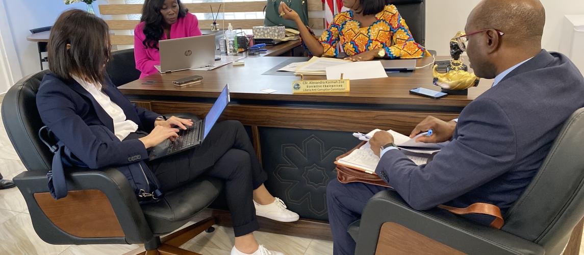 IMF Mission Team Meets with Liberia Anti-Corruption Commission(LACC)