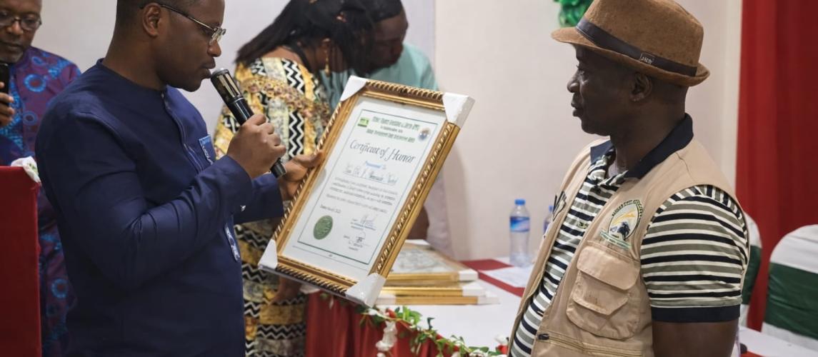 The Government of Liberia, through the Ministry of Agriculture, has been honored by the Rubber Planters 