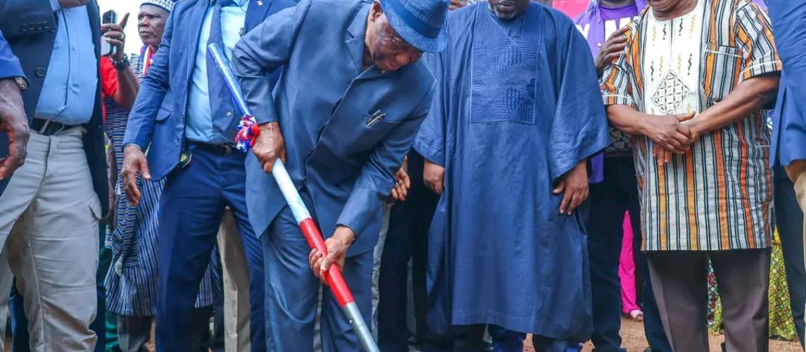 President Boakai Breaks Grounds for Mendicorma–Voinjama Corridor Project.