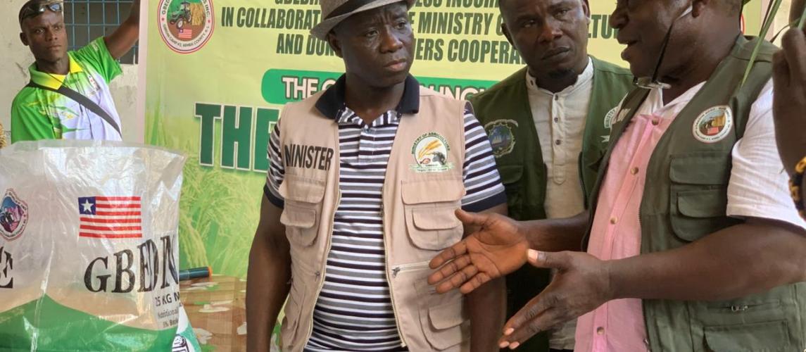 Government Launches Gbedin Rice Brand to Boost Local Production and Strengthen Food Self-Sufficiency Government Launches Gbedin Rice Brand to Boost Local Production and Strengthen Food Self-Sufficiency