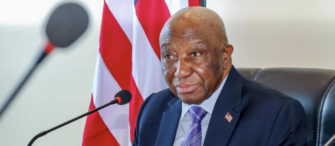 H. E. Joseph Nyuma Boakai, Sr. President of Liberia