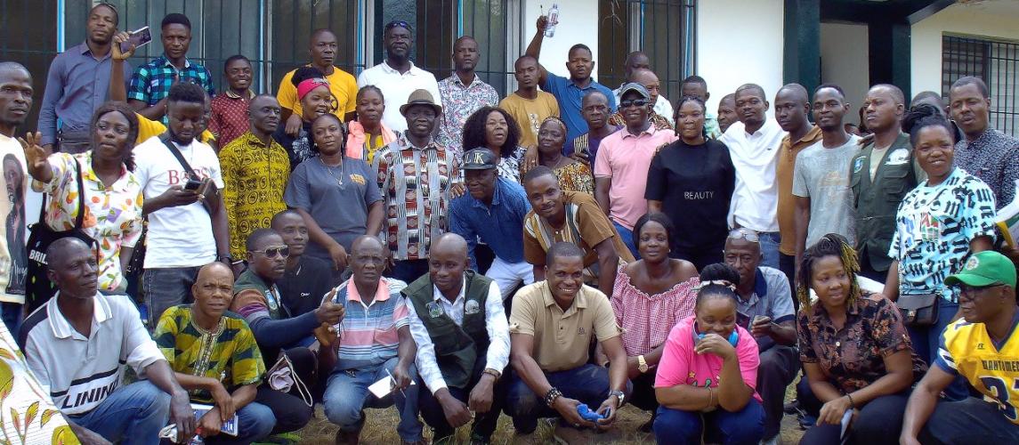 MOA&#039;s Agriculture Extension staff in a group photo with Hon. Minister and Deputies at the workshop 
