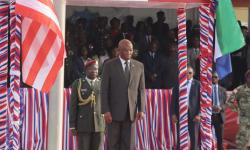 Commander in Chief of the Armed Forces of Liberia, President Joseph Nyumah Boakai. 