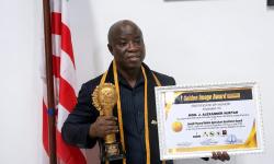 Agriculture Minister Receives Golden Image Award, Dedicates Honor to President Boakai, Ministry Staff and Liberian Farmers