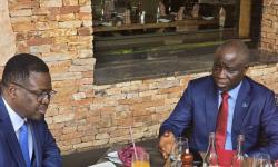 L-R:Dr. Martin Fregene, AfDB’s Director of Agriculture and Agro-Industry and Hon. Minister of Agriculture, Liberia, Dr. J. Alexander Nuetah