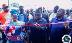 President Boakai, First Lady Dedicate Newly Renovated Gertrude Yancy Public School