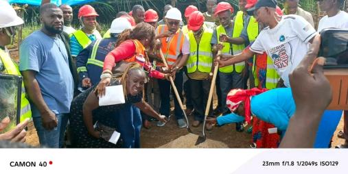 Ministry of Transport Breaks Ground for  Regional Hub in Bomi County.