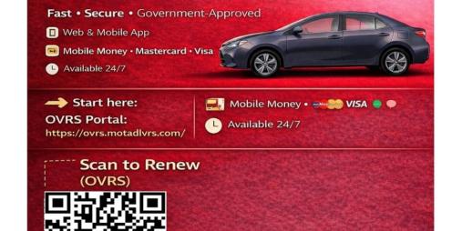 Ministry of Transport Launches Vehicle and Driver License Registration Online