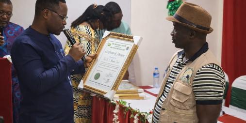  The Government of Liberia, through the Ministry of Agriculture, has been honored by the Rubber Planters 
