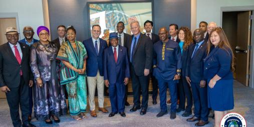 His Excellency President Joseph Nyuma Boakai, Sr. and Partners